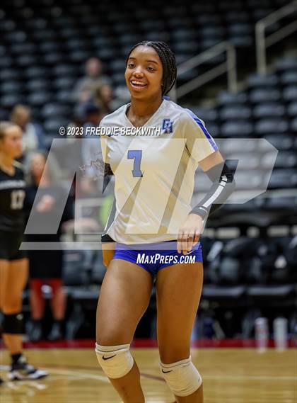 Thumbnail 2 in Bushland vs. Central Heights (UIL 3A Volleyball Semi-Final) photogallery.