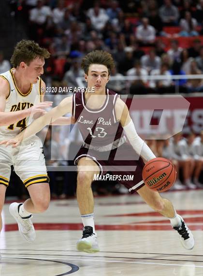 Thumbnail 2 in Lone Peak vs. Davis (UHSAA 6A Semifinal) photogallery.