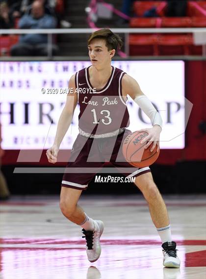 Thumbnail 3 in Lone Peak vs. Davis (UHSAA 6A Semifinal) photogallery.
