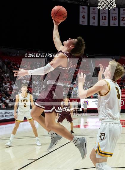 Thumbnail 2 in Lone Peak vs. Davis (UHSAA 6A Semifinal) photogallery.