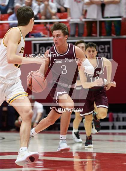 Thumbnail 2 in Lone Peak vs. Davis (UHSAA 6A Semifinal) photogallery.