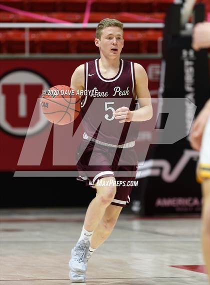 Thumbnail 1 in Lone Peak vs. Davis (UHSAA 6A Semifinal) photogallery.