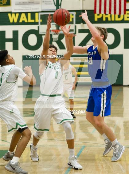 Thumbnail 2 in New Trier vs. St. Mary's (Horizon Holiday Hoops Tournament) photogallery.