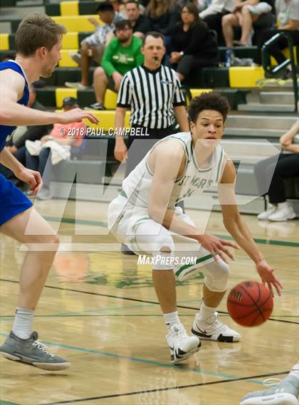 Thumbnail 3 in New Trier vs. St. Mary's (Horizon Holiday Hoops Tournament) photogallery.