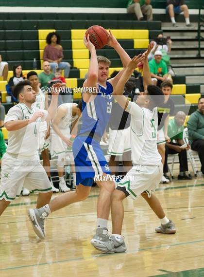 Thumbnail 3 in New Trier vs. St. Mary's (Horizon Holiday Hoops Tournament) photogallery.