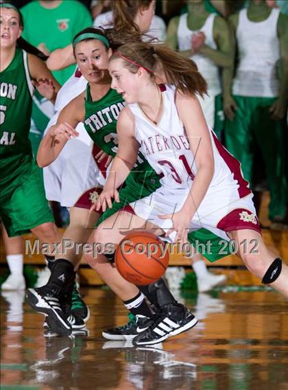 Thumbnail 2 in Triton Central vs. Mater Dei (2A Semi-State Championship) photogallery.