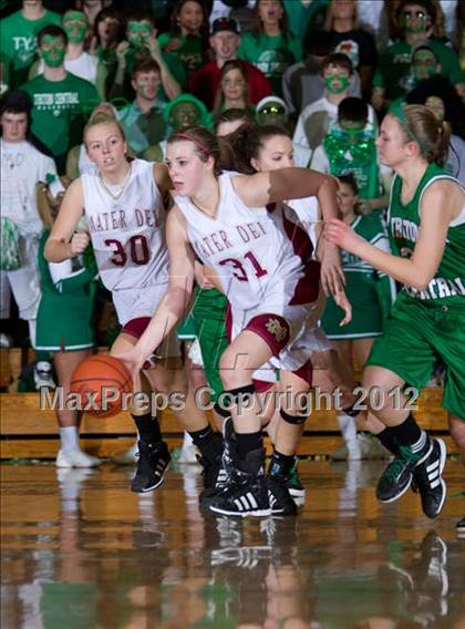 Thumbnail 3 in Triton Central vs. Mater Dei (2A Semi-State Championship) photogallery.