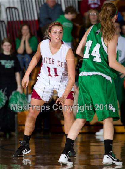Thumbnail 2 in Triton Central vs. Mater Dei (2A Semi-State Championship) photogallery.