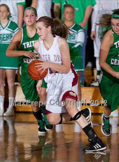 Thumbnail 1 in Triton Central vs. Mater Dei (2A Semi-State Championship) photogallery.