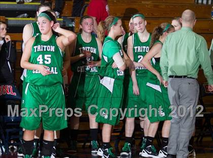 Thumbnail 1 in Triton Central vs. Mater Dei (2A Semi-State Championship) photogallery.