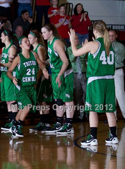 Thumbnail 1 in Triton Central vs. Mater Dei (2A Semi-State Championship) photogallery.