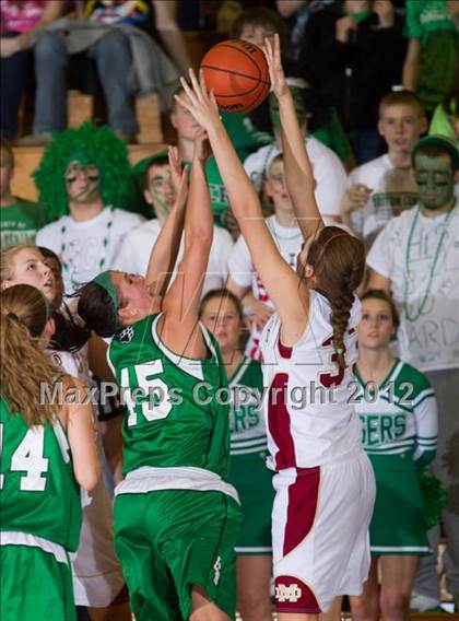 Thumbnail 3 in Triton Central vs. Mater Dei (2A Semi-State Championship) photogallery.