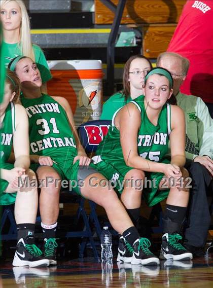 Thumbnail 1 in Triton Central vs. Mater Dei (2A Semi-State Championship) photogallery.