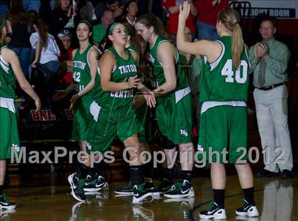 Thumbnail 2 in Triton Central vs. Mater Dei (2A Semi-State Championship) photogallery.