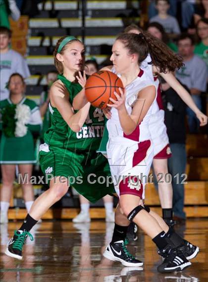 Thumbnail 3 in Triton Central vs. Mater Dei (2A Semi-State Championship) photogallery.