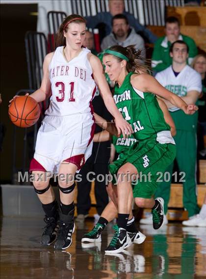 Thumbnail 2 in Triton Central vs. Mater Dei (2A Semi-State Championship) photogallery.