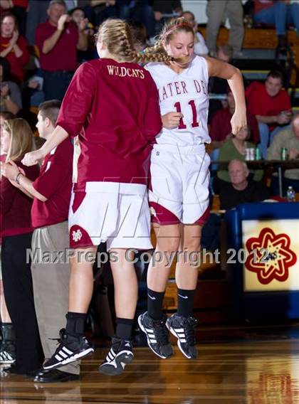 Thumbnail 3 in Triton Central vs. Mater Dei (2A Semi-State Championship) photogallery.