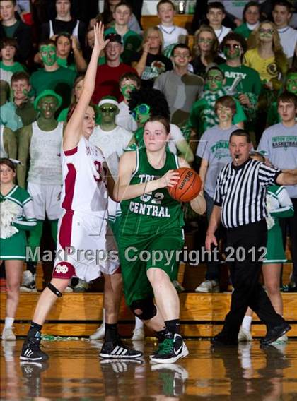 Thumbnail 1 in Triton Central vs. Mater Dei (2A Semi-State Championship) photogallery.