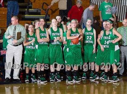 Thumbnail 3 in Triton Central vs. Mater Dei (2A Semi-State Championship) photogallery.