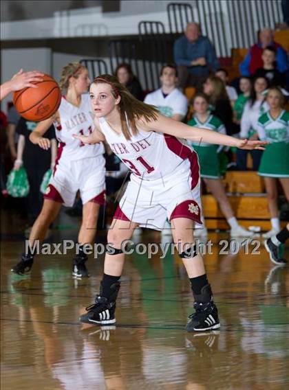 Thumbnail 2 in Triton Central vs. Mater Dei (2A Semi-State Championship) photogallery.