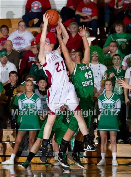 Thumbnail 3 in Triton Central vs. Mater Dei (2A Semi-State Championship) photogallery.