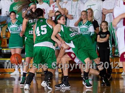 Thumbnail 1 in Triton Central vs. Mater Dei (2A Semi-State Championship) photogallery.