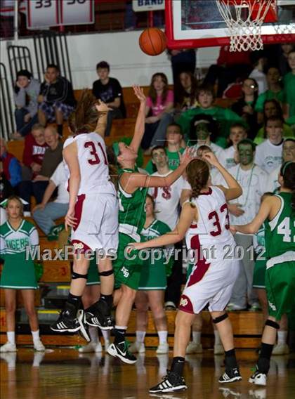 Thumbnail 3 in Triton Central vs. Mater Dei (2A Semi-State Championship) photogallery.