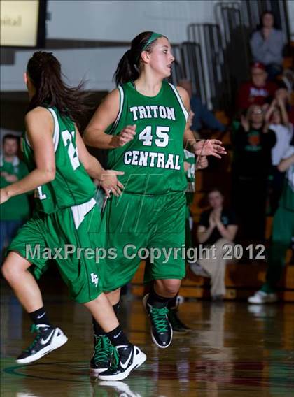 Thumbnail 3 in Triton Central vs. Mater Dei (2A Semi-State Championship) photogallery.