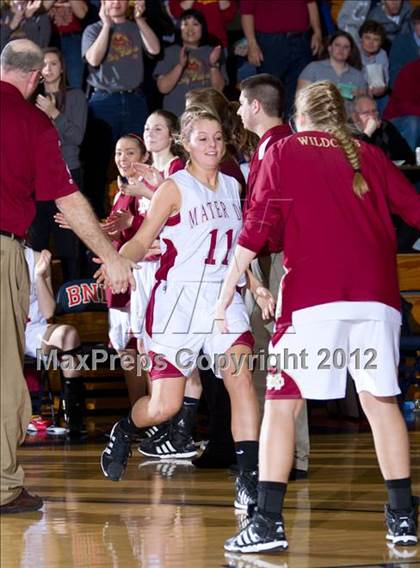 Thumbnail 2 in Triton Central vs. Mater Dei (2A Semi-State Championship) photogallery.