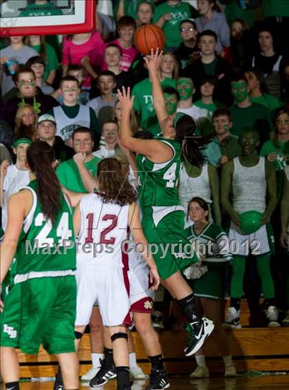 Thumbnail 2 in Triton Central vs. Mater Dei (2A Semi-State Championship) photogallery.