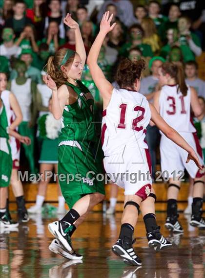 Thumbnail 2 in Triton Central vs. Mater Dei (2A Semi-State Championship) photogallery.