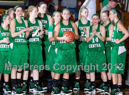 Thumbnail 2 in Triton Central vs. Mater Dei (2A Semi-State Championship) photogallery.