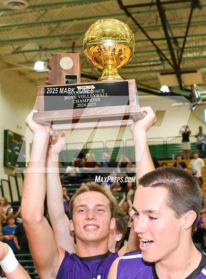 Thumbnail 3 in ALA - West Foothills vs. Northwest Christian (AIA 3A Final - Awards) photogallery.