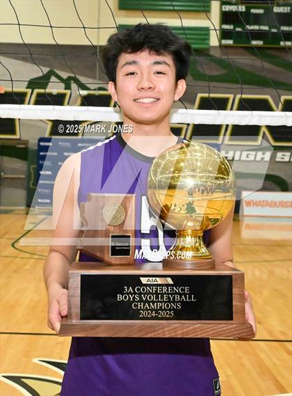 Thumbnail 1 in ALA - West Foothills vs. Northwest Christian (AIA 3A Final - Awards) photogallery.