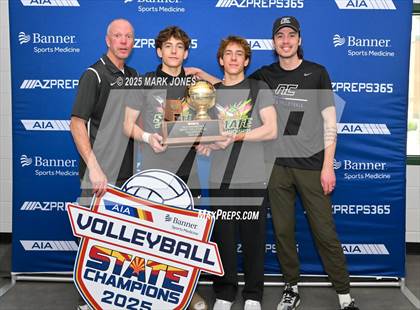 Thumbnail 3 in ALA - West Foothills vs. Northwest Christian (AIA 3A Final - Awards) photogallery.