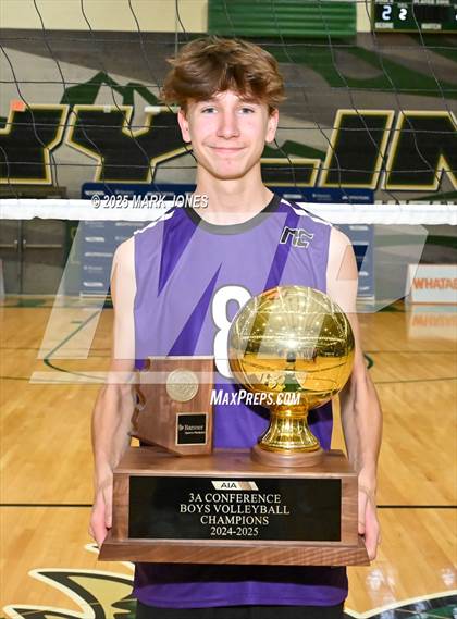 Thumbnail 1 in ALA - West Foothills vs. Northwest Christian (AIA 3A Final - Awards) photogallery.