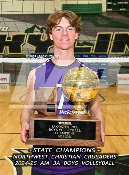 Thumbnail 1 in ALA - West Foothills vs. Northwest Christian (AIA 3A Final - Awards) photogallery.