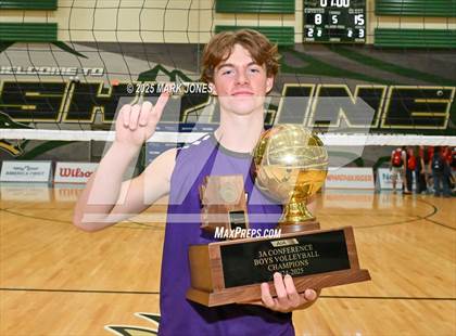 Thumbnail 2 in ALA - West Foothills vs. Northwest Christian (AIA 3A Final - Awards) photogallery.