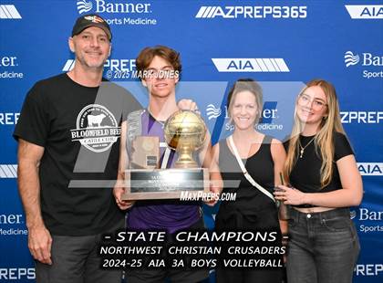 Thumbnail 3 in ALA - West Foothills vs. Northwest Christian (AIA 3A Final - Awards) photogallery.