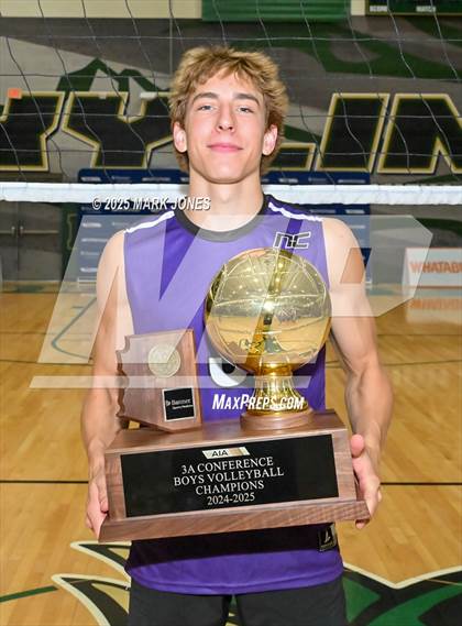 Thumbnail 1 in ALA - West Foothills vs. Northwest Christian (AIA 3A Final - Awards) photogallery.
