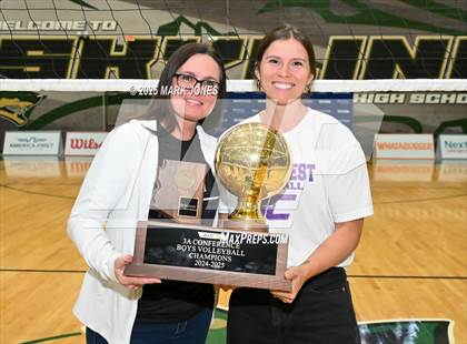 Thumbnail 1 in ALA - West Foothills vs. Northwest Christian (AIA 3A Final - Awards) photogallery.