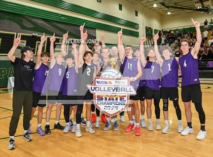 Thumbnail 2 in ALA - West Foothills vs. Northwest Christian (AIA 3A Final - Awards) photogallery.