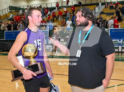 Thumbnail 2 in ALA - West Foothills vs. Northwest Christian (AIA 3A Final - Awards) photogallery.