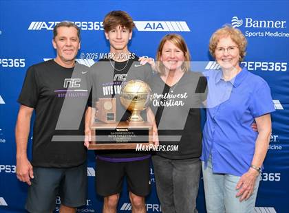 Thumbnail 1 in ALA - West Foothills vs. Northwest Christian (AIA 3A Final - Awards) photogallery.