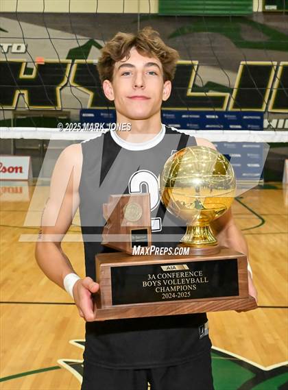 Thumbnail 1 in ALA - West Foothills vs. Northwest Christian (AIA 3A Final - Awards) photogallery.
