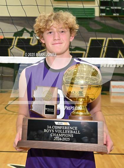 Thumbnail 2 in ALA - West Foothills vs. Northwest Christian (AIA 3A Final - Awards) photogallery.
