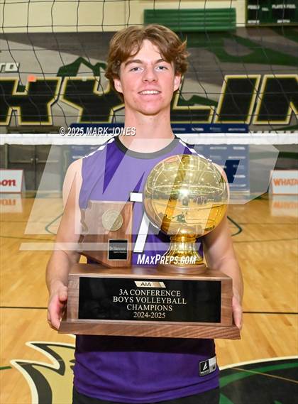 Thumbnail 3 in ALA - West Foothills vs. Northwest Christian (AIA 3A Final - Awards) photogallery.