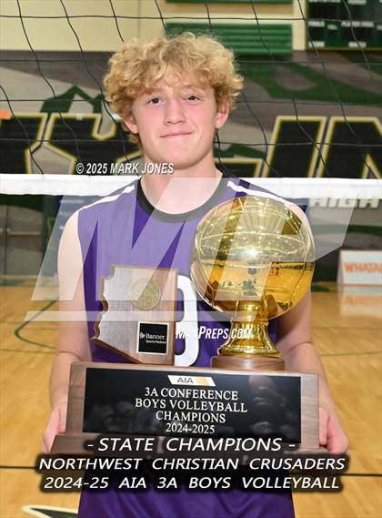 Thumbnail 3 in ALA - West Foothills vs. Northwest Christian (AIA 3A Final - Awards) photogallery.