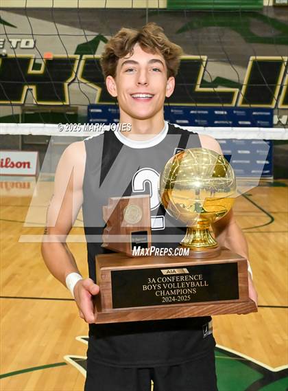 Thumbnail 3 in ALA - West Foothills vs. Northwest Christian (AIA 3A Final - Awards) photogallery.