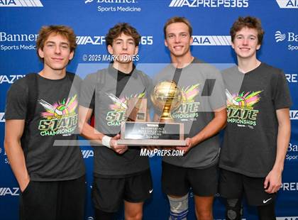 Thumbnail 3 in ALA - West Foothills vs. Northwest Christian (AIA 3A Final - Awards) photogallery.